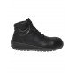 NOIR - Chaussure de sécurité S3 professionnelle de travail noire en cuir ISO EN 20345 S3 femme menage chantier entretien artisan