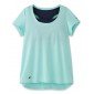 VERT - Tee shirt avec brassière professionnel de travail femme aide a domicile infirmier auxiliaire de vie médical