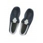 NOIR - Chaussure de cuisine de sécurité S2 professionnelle de travail blanche noire EN ISO 20345 S2 femme entretien hôtel menag