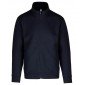 MARINE - Veste molleton zippée professionnelle de travail à manches longues mixte auxiliaire de vie infirmier aide a domicile mé