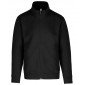 NOIR - Veste molleton zippée professionnelle de travail à manches longues mixte auxiliaire de vie infirmier aide a domicile médi