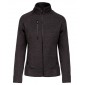 ARDOISE - Veste chinée zippée professionnelle de travail à manches longues femme aide a domicile médical auxiliaire de vie infir