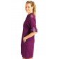 PRUNILLE/FLEURS - Blouse professionnelle de travail à manches transformables femme foyer entretien crèche menage
