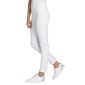 BLANC - Jegging professionnel de travail femme aide a domicile médical auxiliaire de vie infirmier