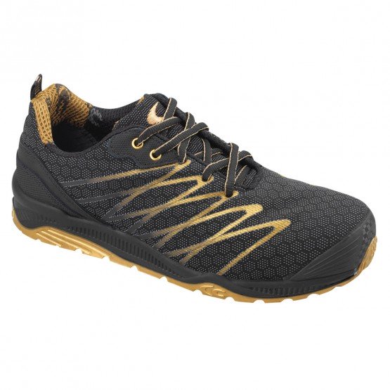 NOIR - Chaussure de sécurité S3S professionnelle de travail noire EN ISO 20345 S3S mixte artisan menage chantier entretien