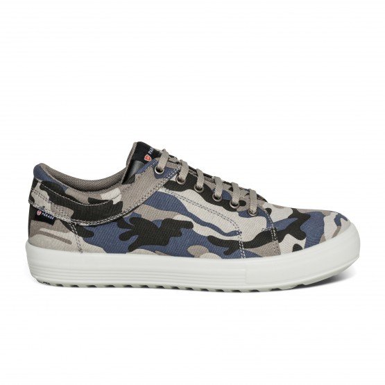 CAMOUFLAGE - Tennis de sécurité S1P professionnelle de travail ISO EN 20345 S1P homme - PROMO chantier entretien artisan menage