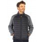 NOIR/GRIS - Softshell professionnelle de travail homme logistique artisan transport chantier