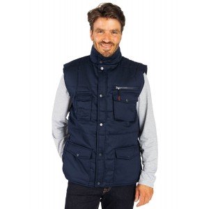 MARINE - Gilet de travail professionnel sans manches - PROMO chantier transport artisan logistique