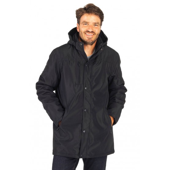 Parka D’hiver Professionnelle Homme - Manteau Isolé Avec Doublure Amovible - Pour Froid Extrême - Polyester Robuste
