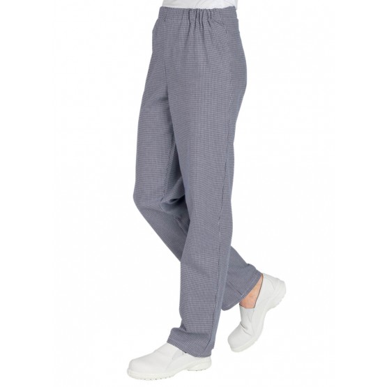 PIED DE POULE - Pantalon de cuisine professionnel de travail 100% coton mixte restaurant serveur hôtel restauration