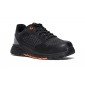 NOIR - Chaussure de sécurité S1PS professionnelle de travail noire EN ISO 20345 S1PS homme restauration infirmier cuisine médic