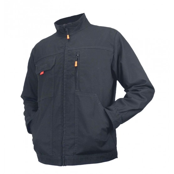 GRIS - Blouson professionnel de travail homme logistique chantier manutention artisan
