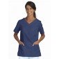 COBALT - Tunique professionnelle de travail à manches courtes femme - PROMO école infirmier internat médical
