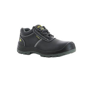 NOIR - Chaussure de sécurité S3 professionnelle de travail noire en cuir EN ISO 20345 S3 mixte chantier menage artisan entretien
