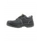 NOIR - Chaussure de sécurité S3 professionnelle de travail noire en cuir ISO EN 20345 S3 mixte entretien chantier menage artisan