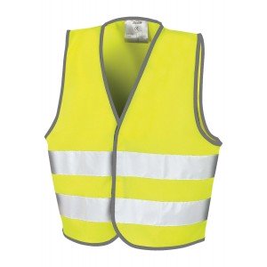 JAUNE - Gilet professionnel de travail 100% Polyester EN 1150:1999