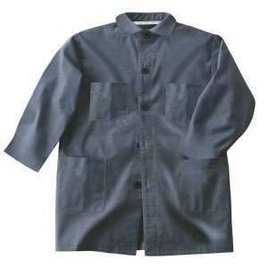 COBALT - Blouse professionnelle de travail à manches longues internat crèche foyer école