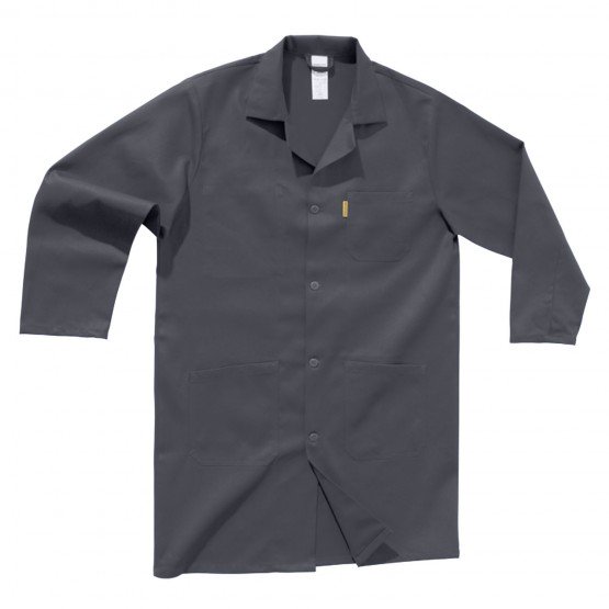 ARDOISE - Blouse professionnelle de travail blanche à manches longues crèche foyer école internat