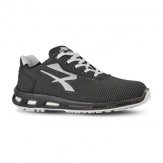 NOIR/GRIS - Chaussure de sécurité S3 SRC professionnelle de travail noire ISO EN 20345 S3 mixte manutention chantier logistique 