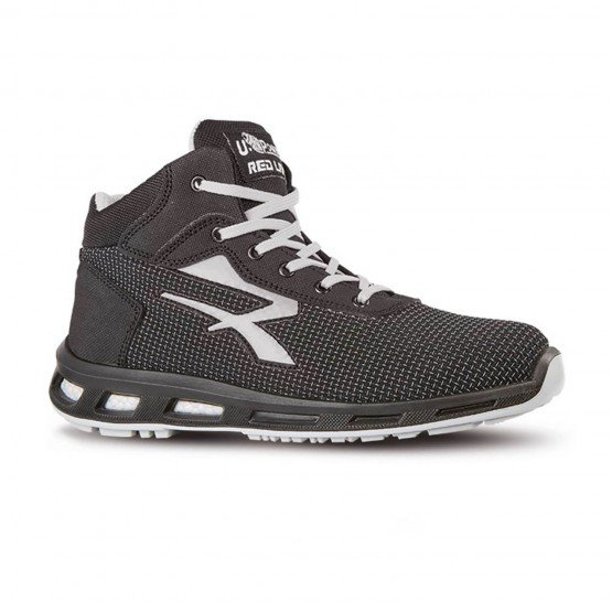 NOIR/GRIS - Chaussure de sécurité S3 SRC professionnelle de travail noire ISO EN 20345 S3 mixte manutention artisan transport ch