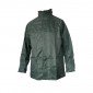 VERT - Veste de pluie professionnelle de travail à manches longues mixte - PROMO logistique chantier manutention artisan