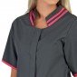 Blouse professionnelle de travail à manches courtes femme menage aide a domicile entretien auxiliaire de vie