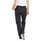 NOIR - Pantalon élastiqué professionnel de travail femme aide a domicile médical auxiliaire de vie infirmier