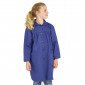 COBALT - Blouse professionnelle de travail à manches longues foyer crèche internat école