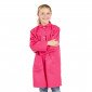 FUCHSIA - Blouse professionnelle de travail à manches longues foyer crèche internat école