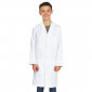 Blouse professionnelle de travail blanche à manches longues crèche foyer école internat
