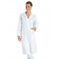 BLANC - Blouse professionnelle de travail blanche à manches longues femme - PROMO cuisine médical restaurant infirmier