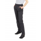 NOIR - Pantalon professionnel de travail femme aide a domicile infirmier auxiliaire de vie médical