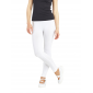 BLANC - Pantalon élastiqué professionnel de travail femme médical auxiliaire de vie infirmier aide a domicile