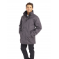 GRIS - Parka professionnel de travail mixte artisan manutention chantier transport