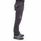 GRIS/NOIR - Pantalon de travail professionnel homme manutention chantier logistique artisan