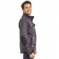 GRIS/NOIR - Softshell professionnelle de travail homme manutention artisan transport chantier