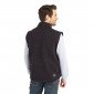 NOIR - Gilet polaire professionnel de travail sans manches mixte - PROMO infirmier aide a domicile médical auxiliaire de vie