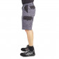 GRIS/NOIR - Short professionnel de travail homme manutention chantier logistique artisan