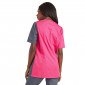 FUCHSIA/ARDOISE - Tunique professionnelle de travail à manches courtes femme auxiliaire de vie médical aide a domicile infirmie