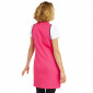 FUCHSIA/NOIR - Blouse / Chasuble tablier professionnel femme menage auxiliaire de vie entretien aide a domicile
