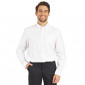BLANC - Chemise ML Homme professionnelle de travail homme restaurant restauration cuisine serveur
