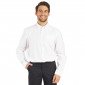 BLANC - Chemise ML Homme professionnelle de travail homme serveur restaurant cuisine hôtel