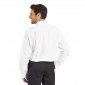 BLANC - Chemise ML Homme professionnelle de travail homme serveur restaurant cuisine hôtel