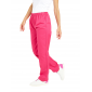 FUCHSIA - Pantalon élastiqué professionnel de travail mixte aide a domicile infirmier auxiliaire de vie médical