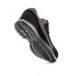 NOIR/ROUGE - Chaussure de sécurité S1PS professionnelle de travail noire en cuir EN ISO 20345 S1PS mixte logistique chantier tra