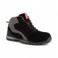 NOIR - Chaussure de sécurité S1P HRO SRA professionnelle de travail noire ISO EN 20345 S1P mixte transport chantier manutention 