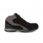 NOIR - Chaussure de sécurité S1P HRO SRA professionnelle de travail noire ISO EN 20345 S1P mixte transport chantier manutention 
