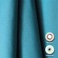 53 TURQUOISE - Rideau pare-soleil confectionné professionnel hébergement foyer blanc 100% Polyester foyer crèche école internat