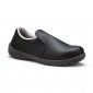 NOIR - Chaussure de cuisine de sécurité S3 professionnelle de travail blanche noire ISO EN 20345 S3 femme restaurant hôtel resta