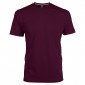 BORDEAUX - Tee-shirt professionnel de travail à manches courtes homme aide a domicile médical auxiliaire de vie infirmier